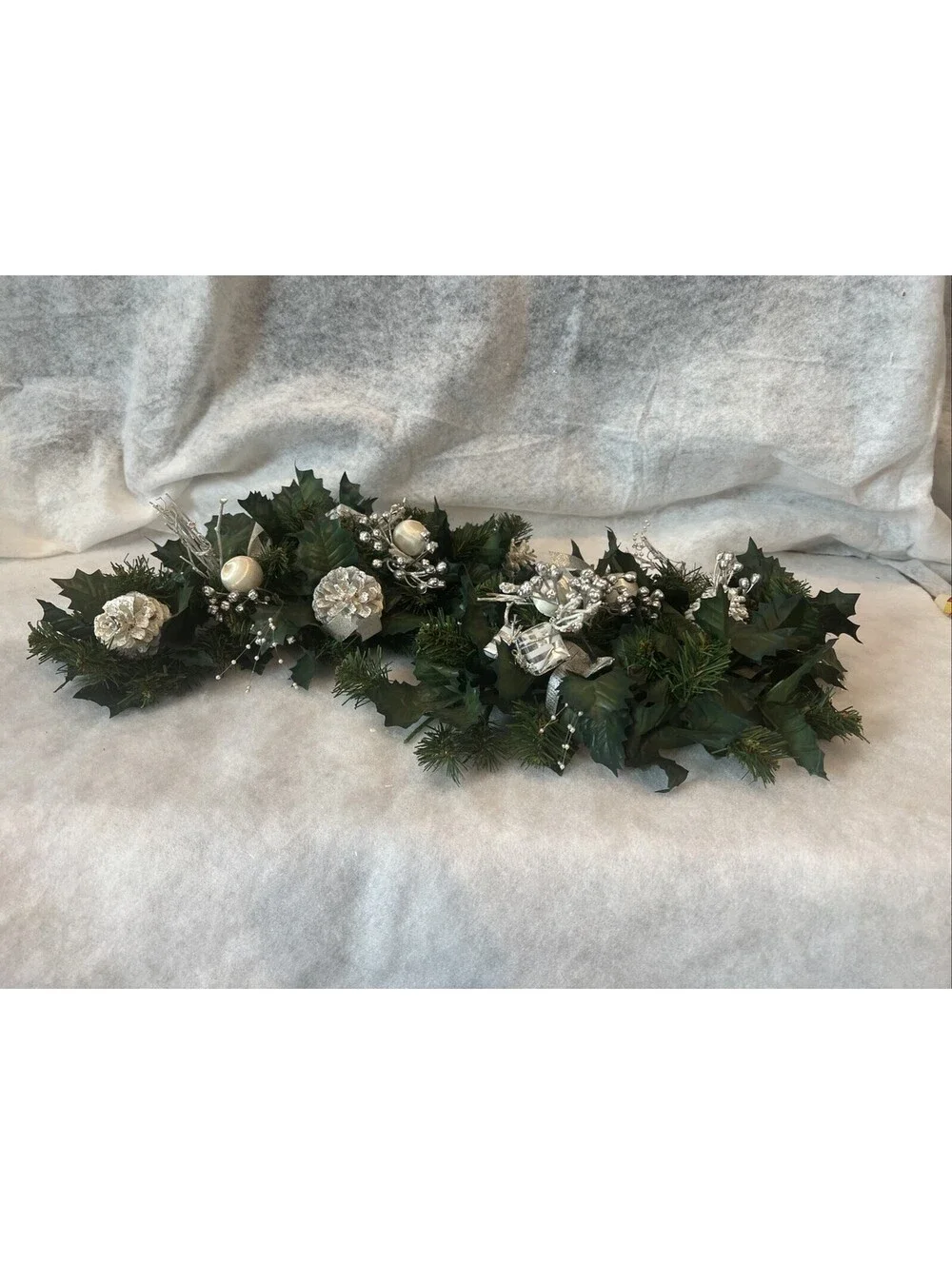 Lot Of 2 Christmas Candle Holder Silver
